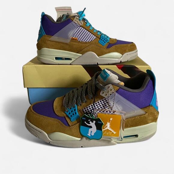 Jordan 4 Retro SP 30th Anniversary Union Desert Moss - size 11M  12.5W US  44 EU - Picture 5 of 8